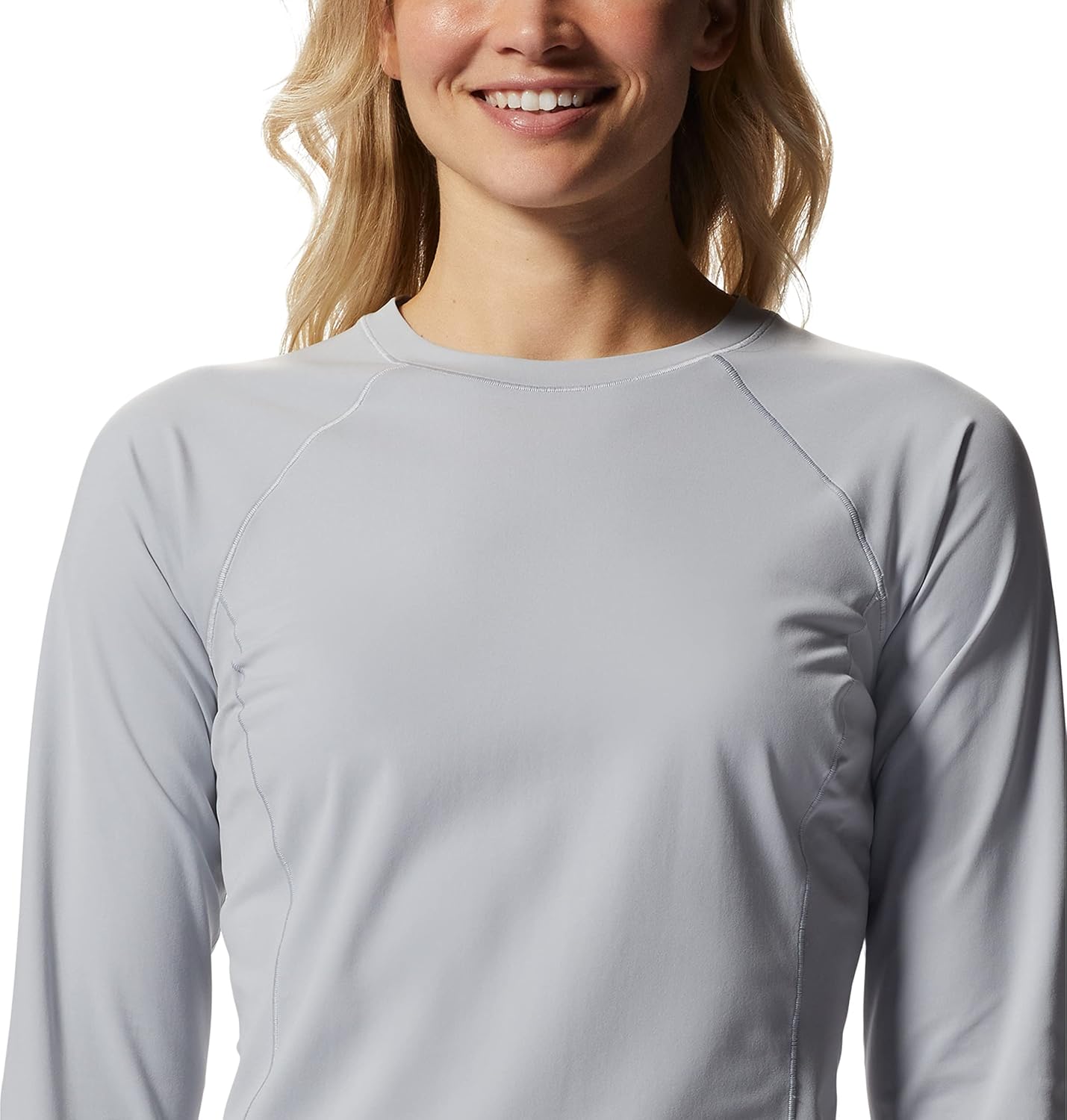 Mountain Hardwear Women's Mountain Stretch Long Sleeve Crew for Hiking, Climbing, Skiing, and Everyday Wear - Image 4