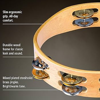 ⑫ふるりん 様 tambourine Amazon.com: Tambourine for Adults, Mountable on Drum Set