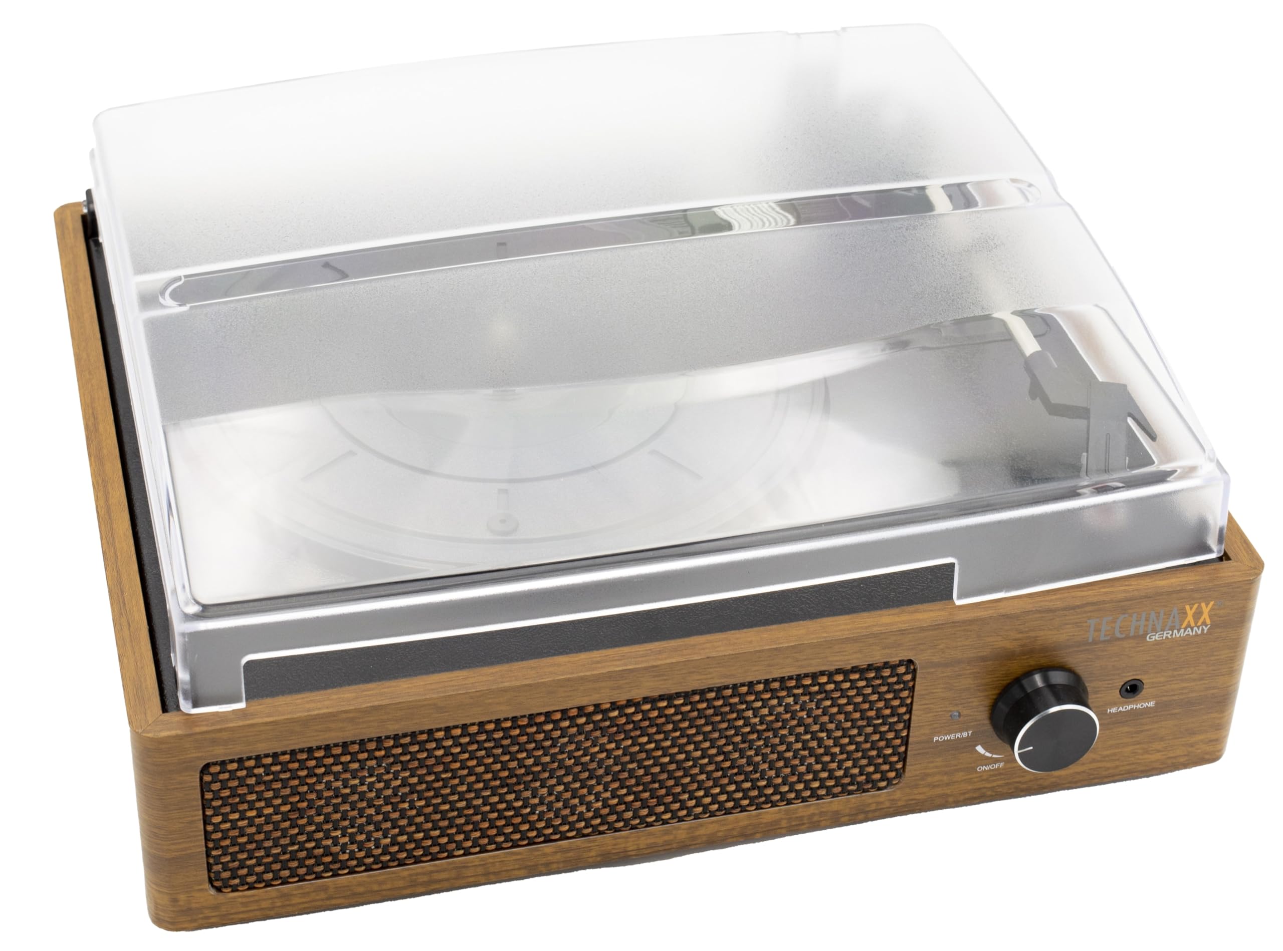 Tocadiscos de estilo vintage Technaxx BT para discos de vinilo con conexión Bluetooth 8
