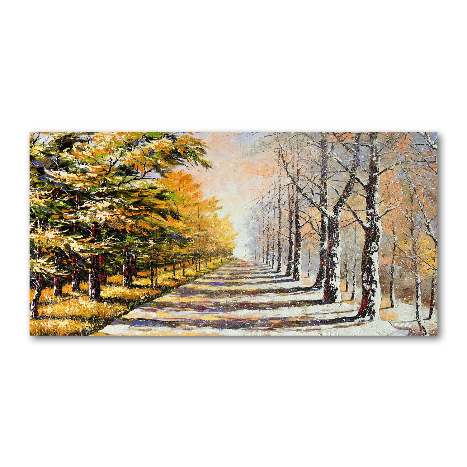 Tableau acrylique 120x60 cm habillage mural design salon moderne pièce lumineuse