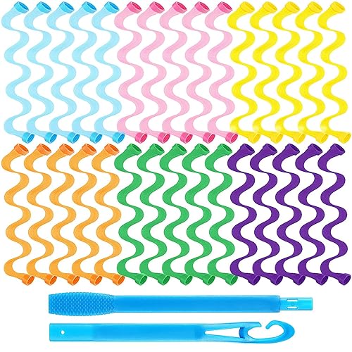 30 Pieces Hair Curlers Kit for Women and Girls, Wave