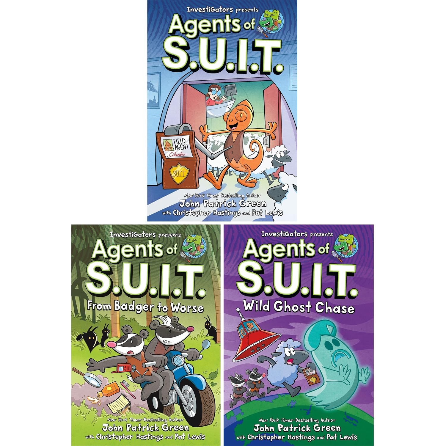 InvestiGators: Agents of S.U.I.T. Series 3-Book Collection Set