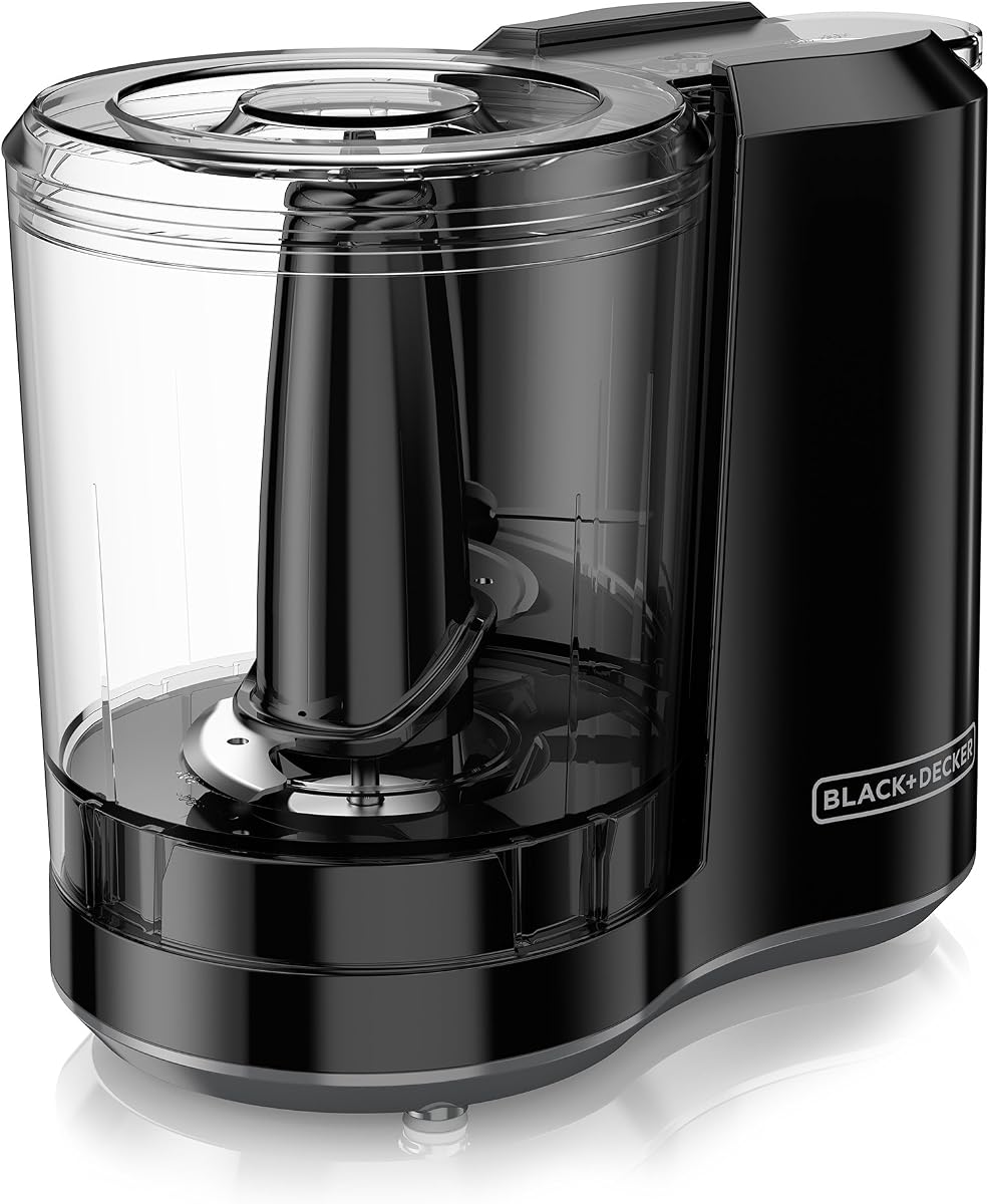 BLACK+DECKER, Improved Assembly, HC300B FreshPrep 3-Cup Electric Food Chopper, capacity