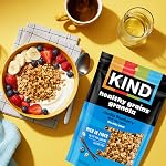 KIND Healthy Grains Granola Clusters, Vanilla Blueberry with Flax Seeds, Gluten Free, 11 Ounce Bags, 3 Count