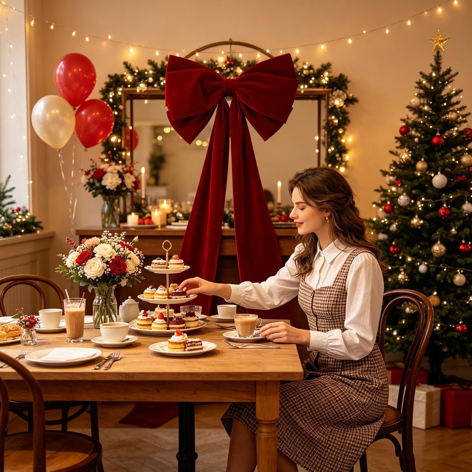 Puntale A Per Albero Di Natale Grandi Decorazioni Natalizie Da Parete Per