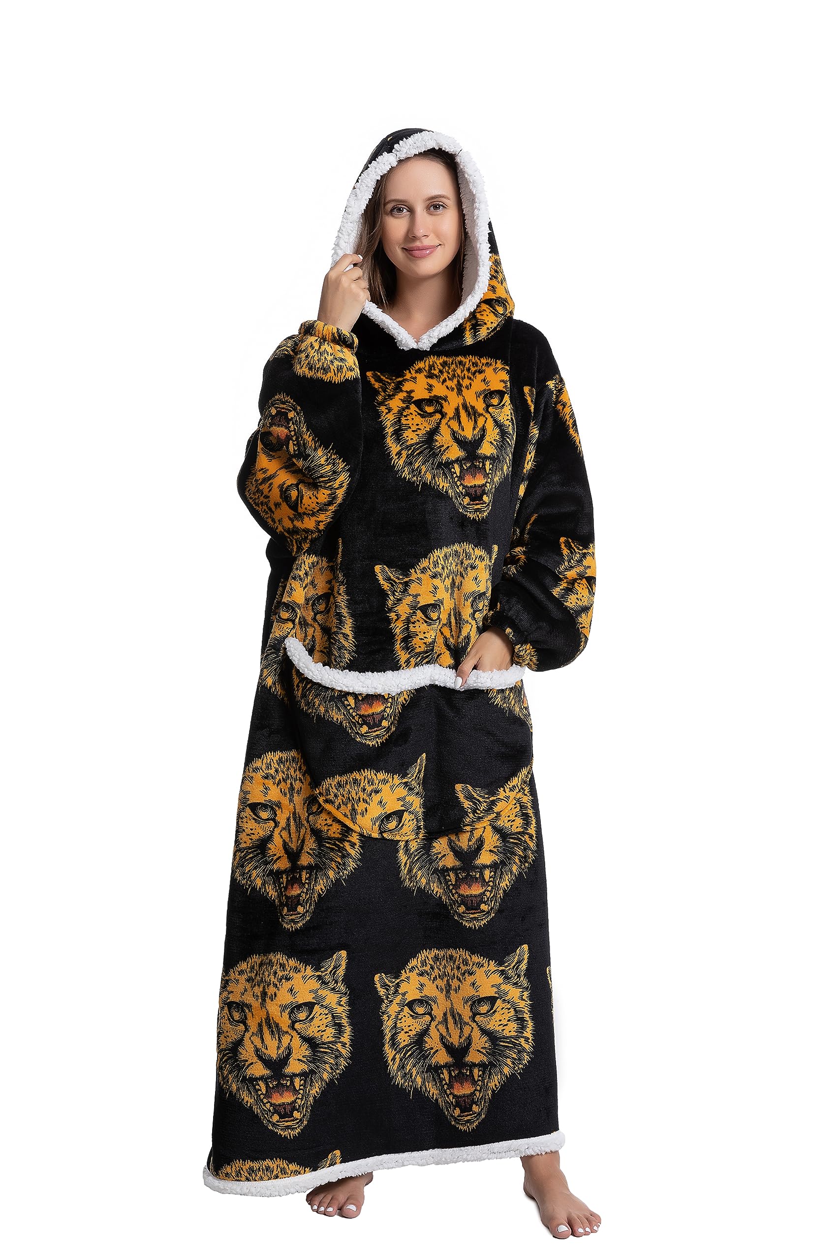 Everglamour Hooded Blanket Adult Sized Costumes, Blue