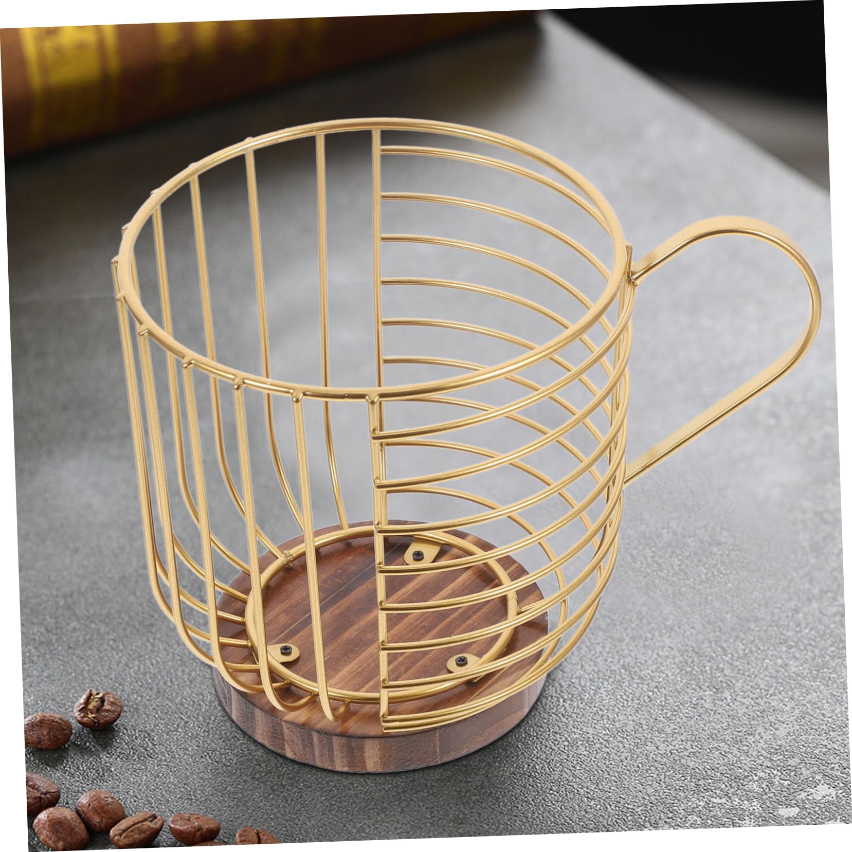 MAGICLULU 2 Uds Soporte Para Cápsulas De Organizador De Cápsulas De Expreso Taza De Almacenamiento De Alambre Recipiente Para Cápsulas De Organizador De Tazas Para