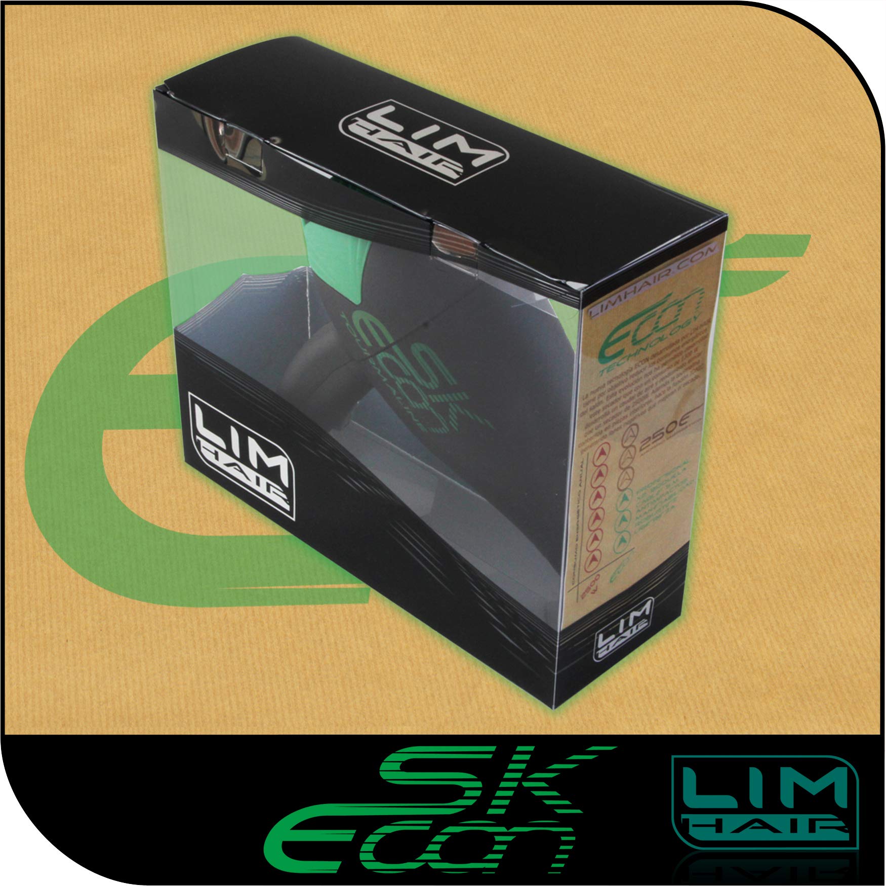 Secador de cabello LIM HAIR SK ECON. Made in SPAIN. Tecnología ECON que ahorra energía. IONIC TOURMALINE. Extra vida en uso intensivo.