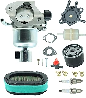 Carburetor Fit for Kohler KT725 KT730 KT735 KT740 KT745 with Air filter/oil filter Fuel pump Parts, Replaces 16 853 19S, 32 853 63S, 32 853 67-S
