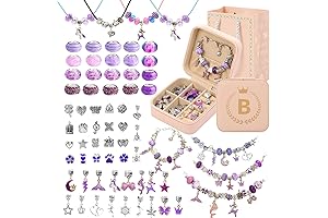 HAPTIME Charm Bracelet Making Kit: Unleash Your Child's Creativity with B Toys Jewelry Kit
