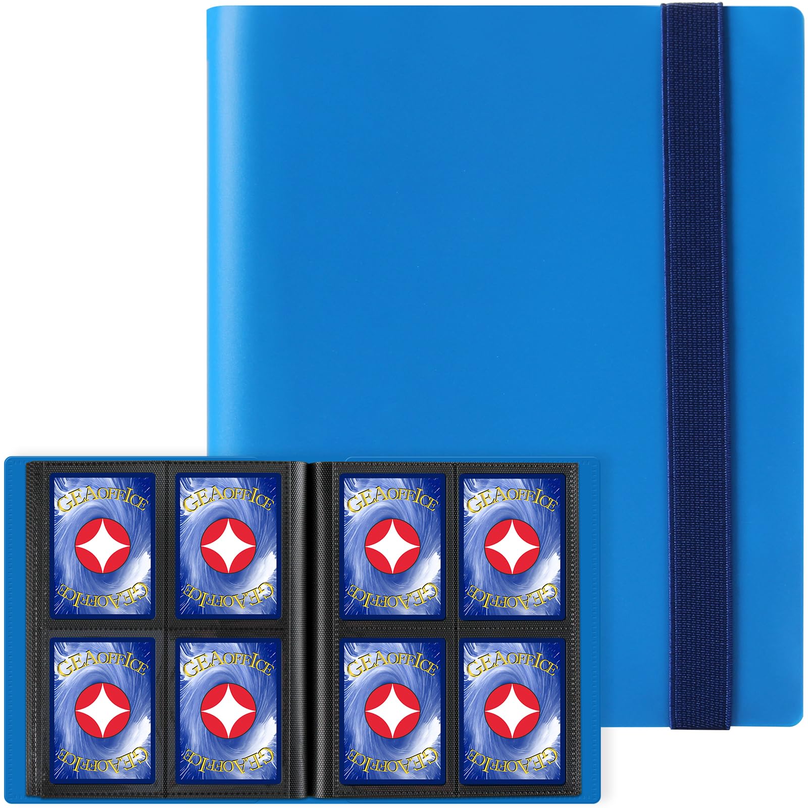 light blue card binder 9-Pocket Exo-Tec Zip Binder Pastel Blue  Vault X US