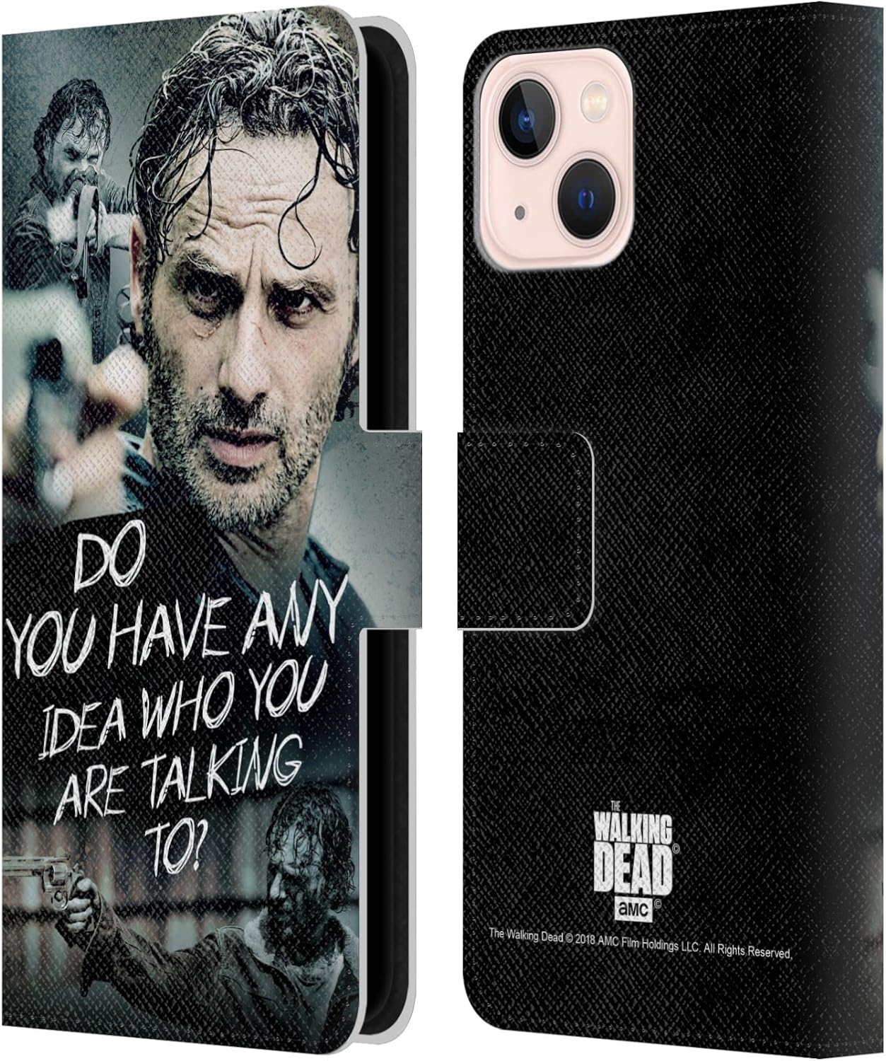 Head Case Designs Sous Licence Officielle Amc The Walking Dead Question Rick Grimes Heritage Coque En Cuir A Portefeuille Compatible Avec Apple Iphone 13 Amazon Fr High Tech