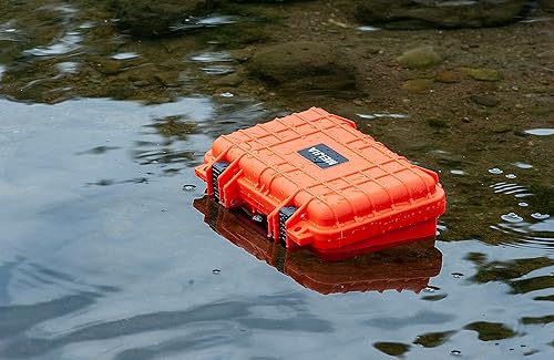 Miniatura 4 de MEIJIA Funda rígida protectora impermeable portátil para todo tipo de clima, funda para cámara pequeña, funda seca con espuma personalizable, para