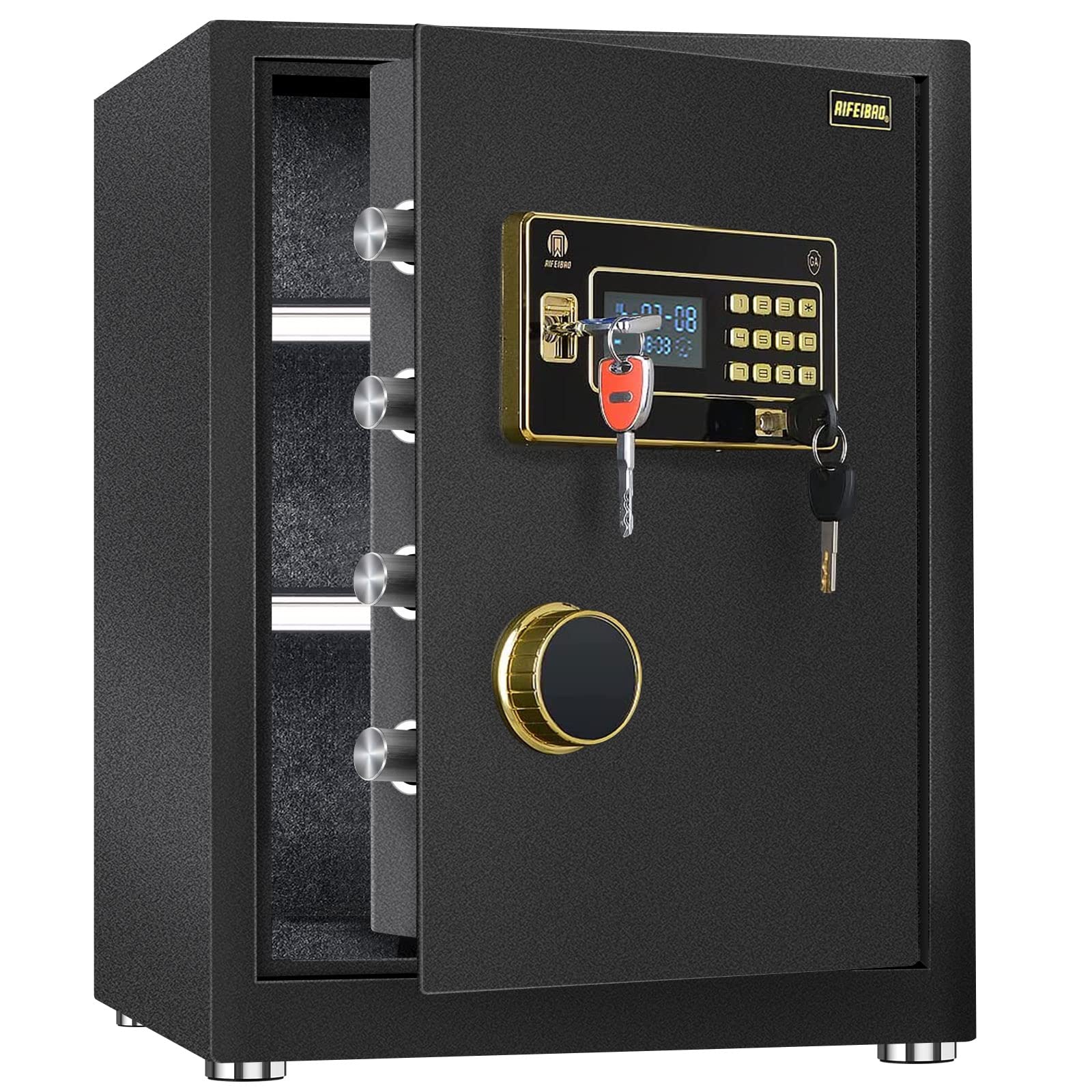 Buy AIFEIBAO Digital Fireproof Home Security Safe Box Large Weighted