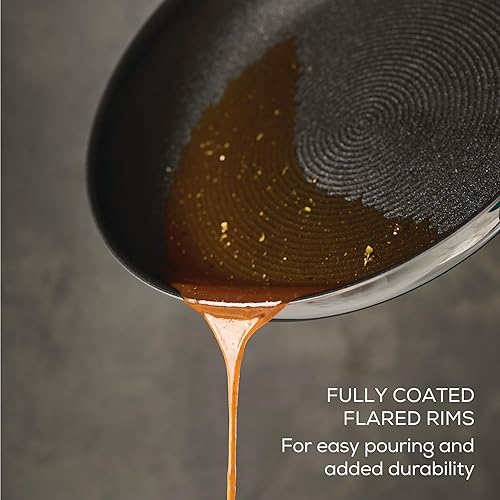 Miniatura 6 de Circulon Serie C1 revestido de acero inoxidable con tecnología ScratchDefense Utensilios de cocina antiadherentes de inducción Sartenessartenes con