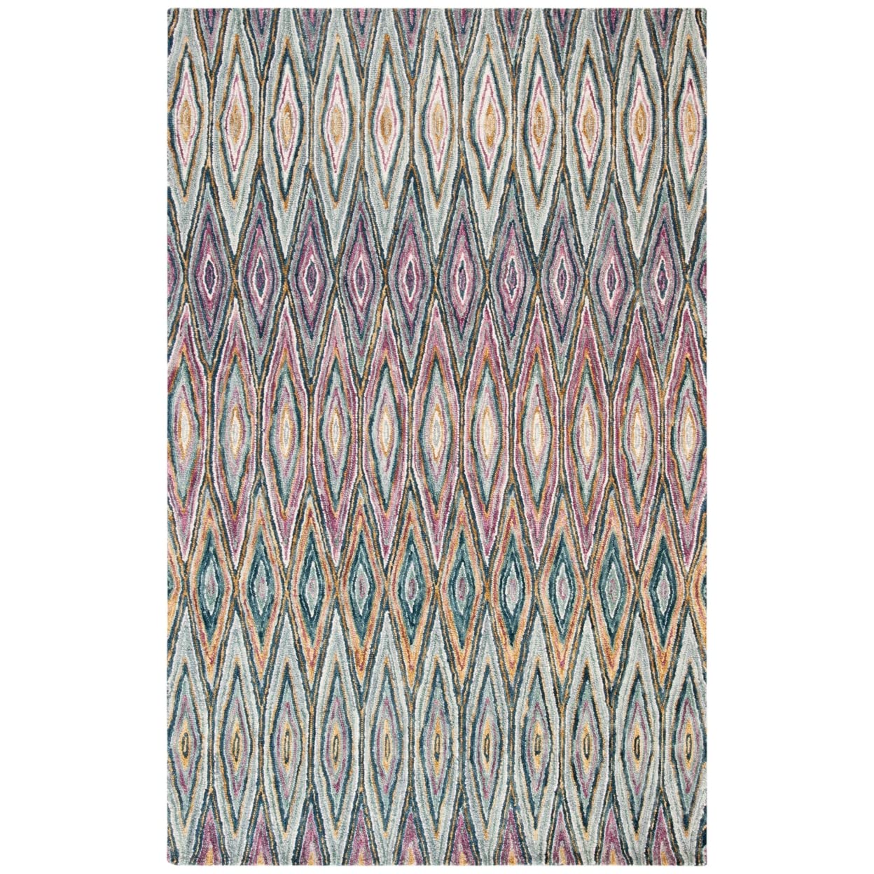 SAFAVIEH Aspen Collection Accent Rug - 3' X 5', Blue & Gold 12 thumbnail image