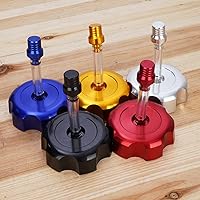 Vista 6 de Tapa de combustible CNC Billet Tapa de tanque de gas con tubo de ventilación antifugas se adapta a 50cc 70cc 90cc 110cc 125cc Coolster TaoTao Kazuma