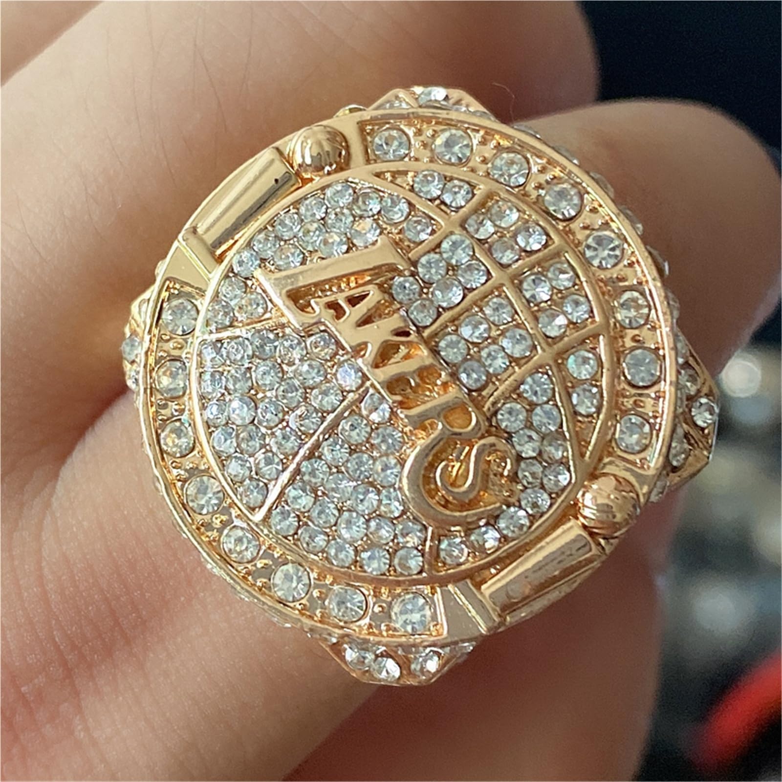 Los Angeles Kobe Championship Ring – Lakers Bryant Basketball-Sportzubehör, Sammlerstück(2010,8#)
