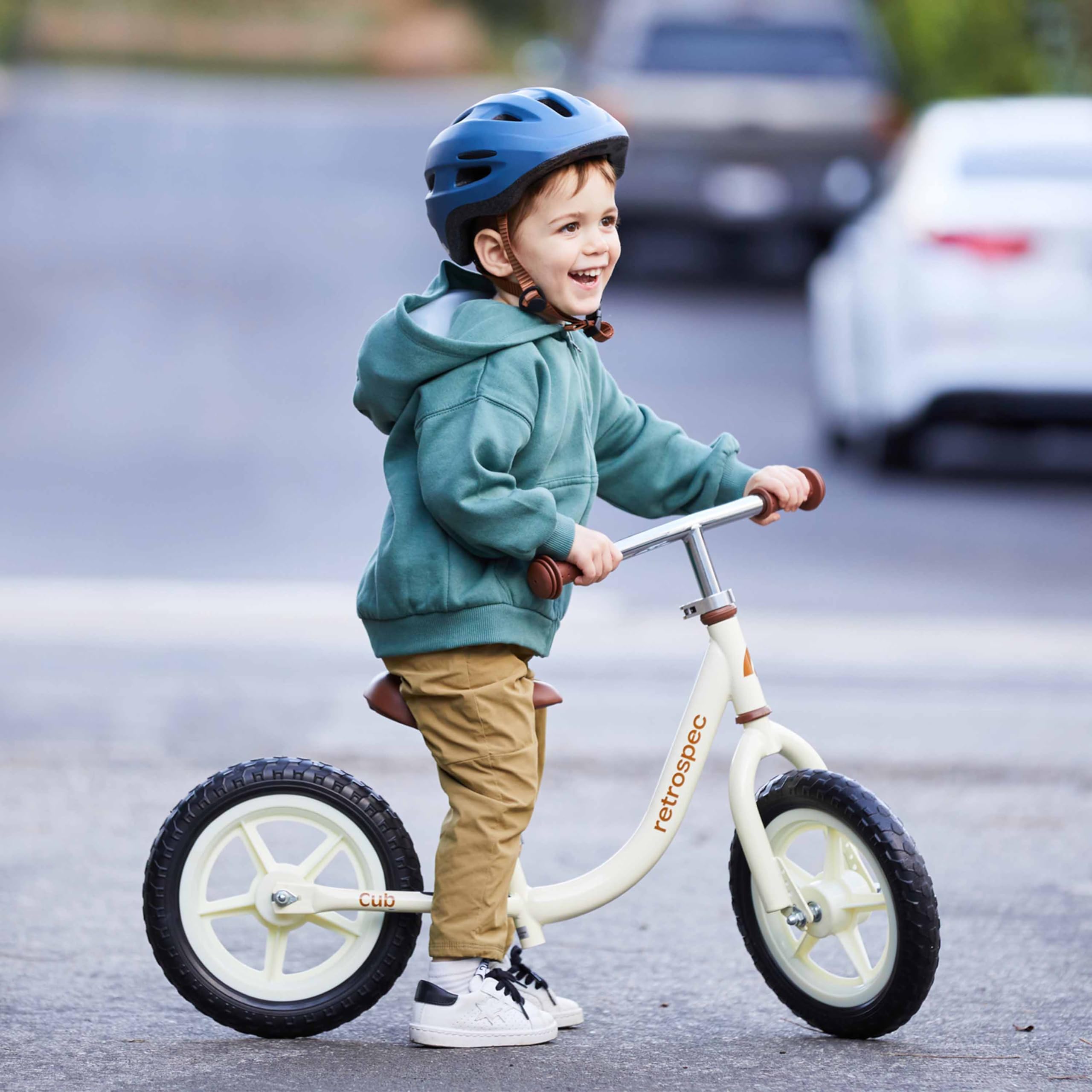 Retrospec Cub Toddler 12" Balance Bike, 18 Months - 3 Years Old, No Pedal Beginner Kids Bicycle for Girls & Boys, Flat-Free Tires, Adjustable Seat, & Durable Frame