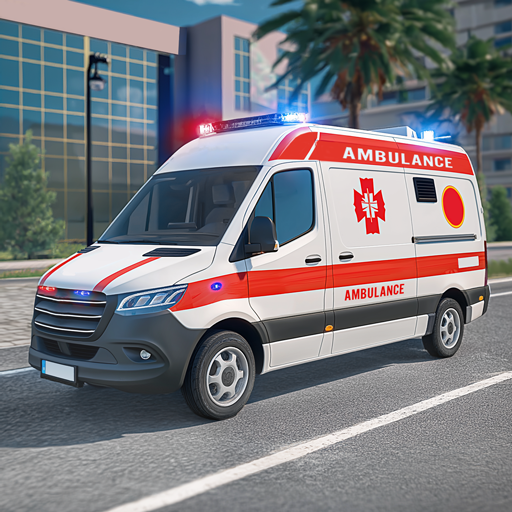 Ambulance Rescue Rush Simulator: Emergency Driving & Rescue Missions, Play With Touch & Gaming Controller (PS4/PS5/Xbox/Luna)