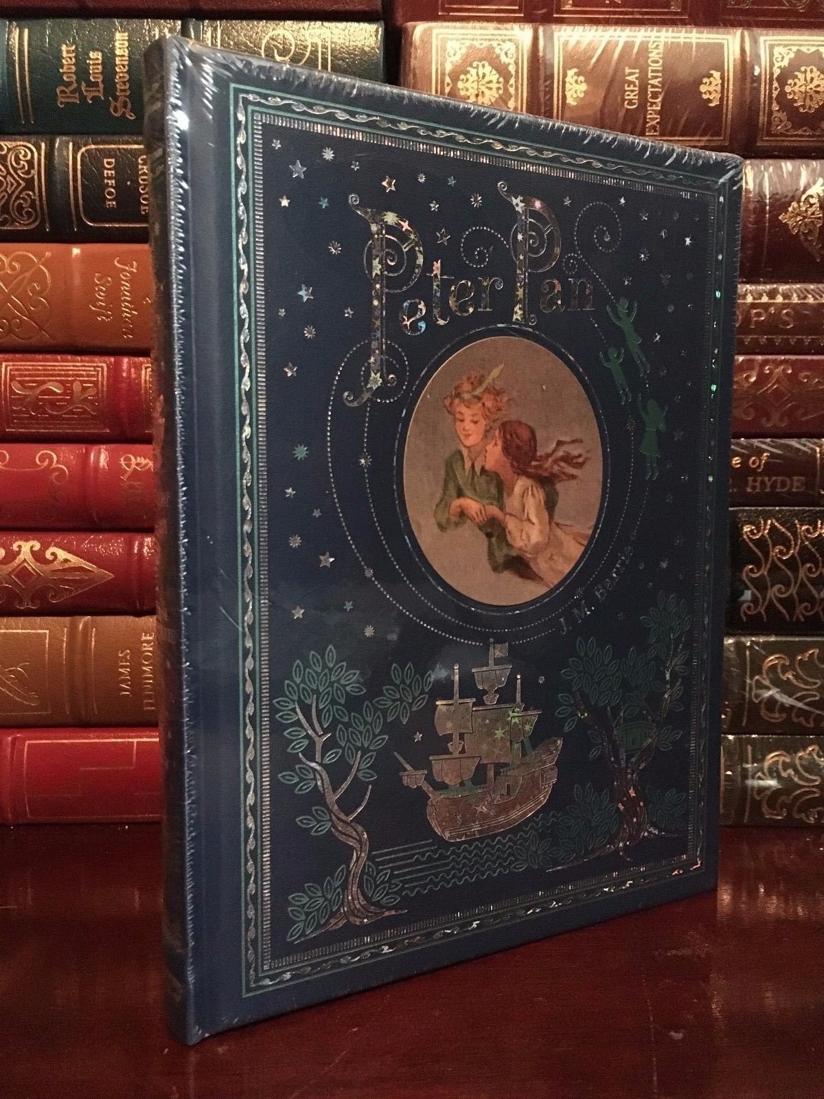 Peter Pan by J. M. Barrie Leather Bound Illustrated Collectible