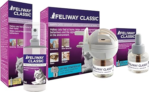 Miniatura 9 de FELIWAY® Classic 30 Day Cat Calming Refill for Pheromone Diffuser, 48ml - Helps Reduce Common Signs of Stress in Cats & Kittens, Enhanced Calming
