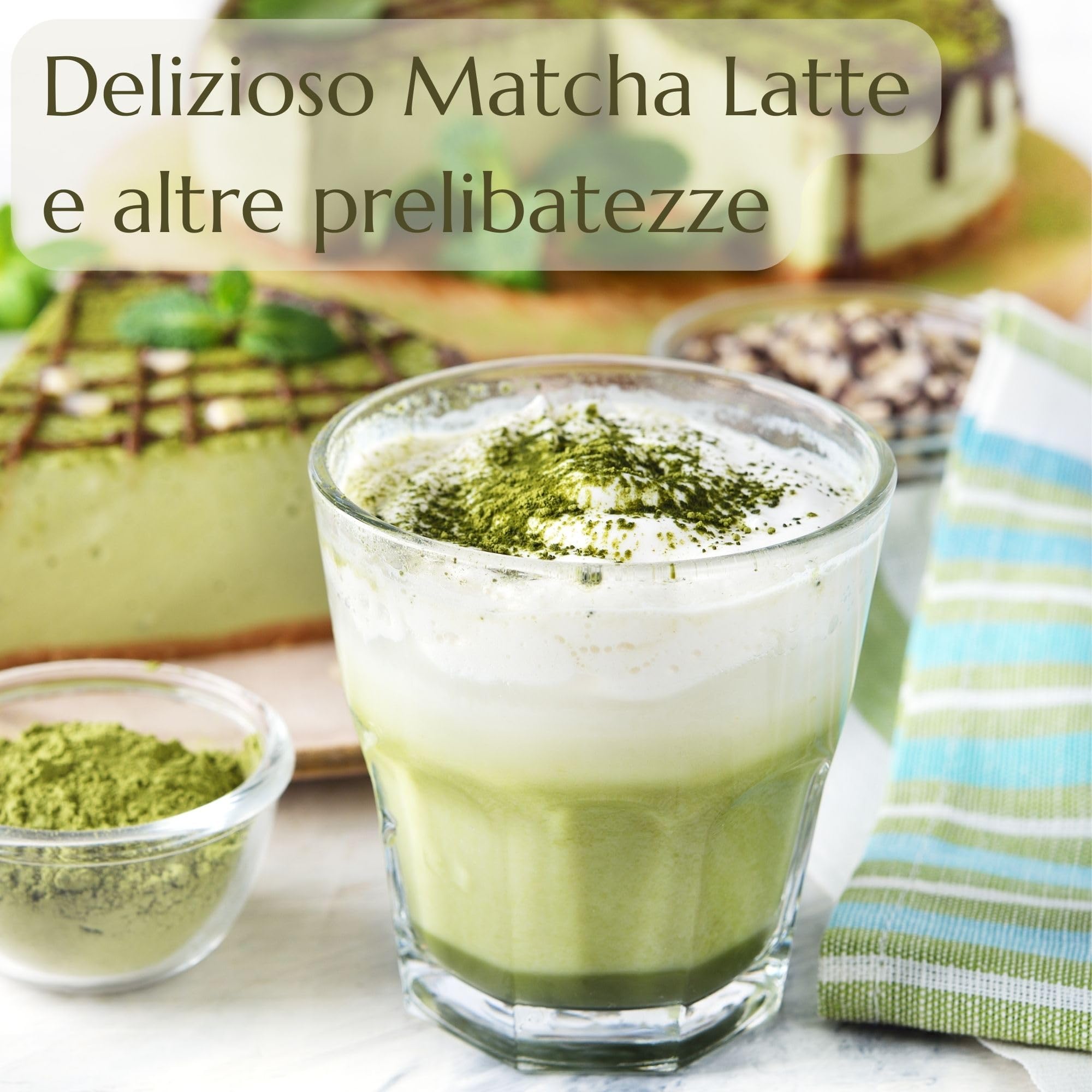 Anna's Teapot matcha giapponese biologico di una fattoria familiare | 100g di polvere di tè verde matcha giapponese classico in un sacchetto richiudibile, perfetta per cucinare o in un latte