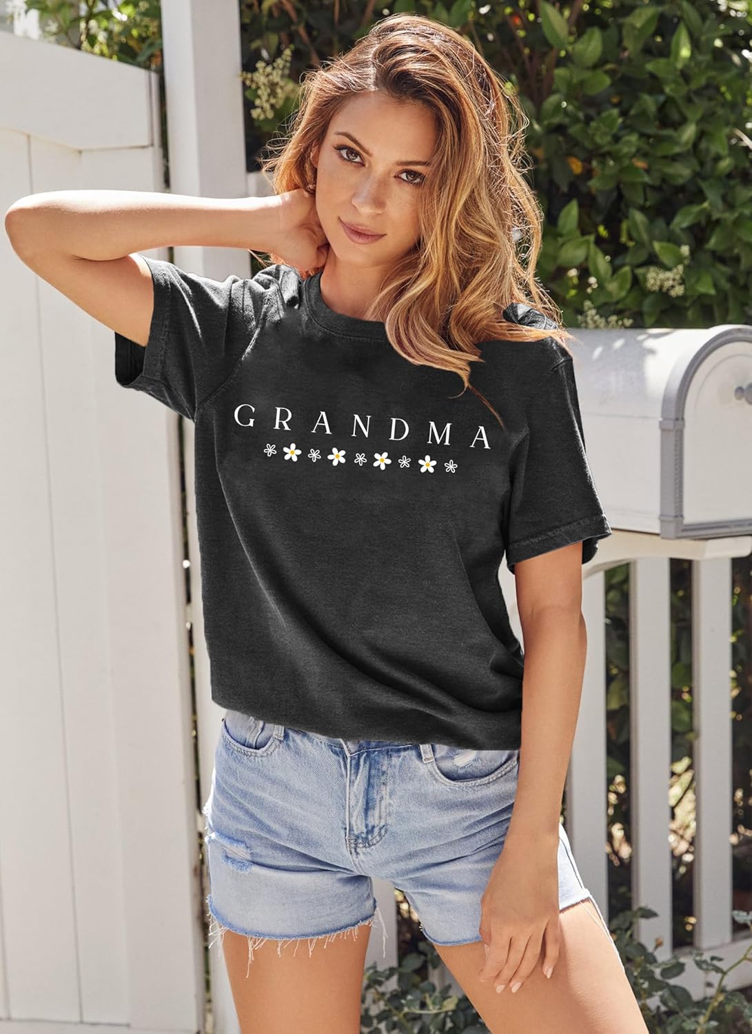 Gigi Shirt for Women Gigi Est 2025 Printed T Shirts Gigi Gifts for Grandma Nana Casual Holiday Short Sleeve - Image 2