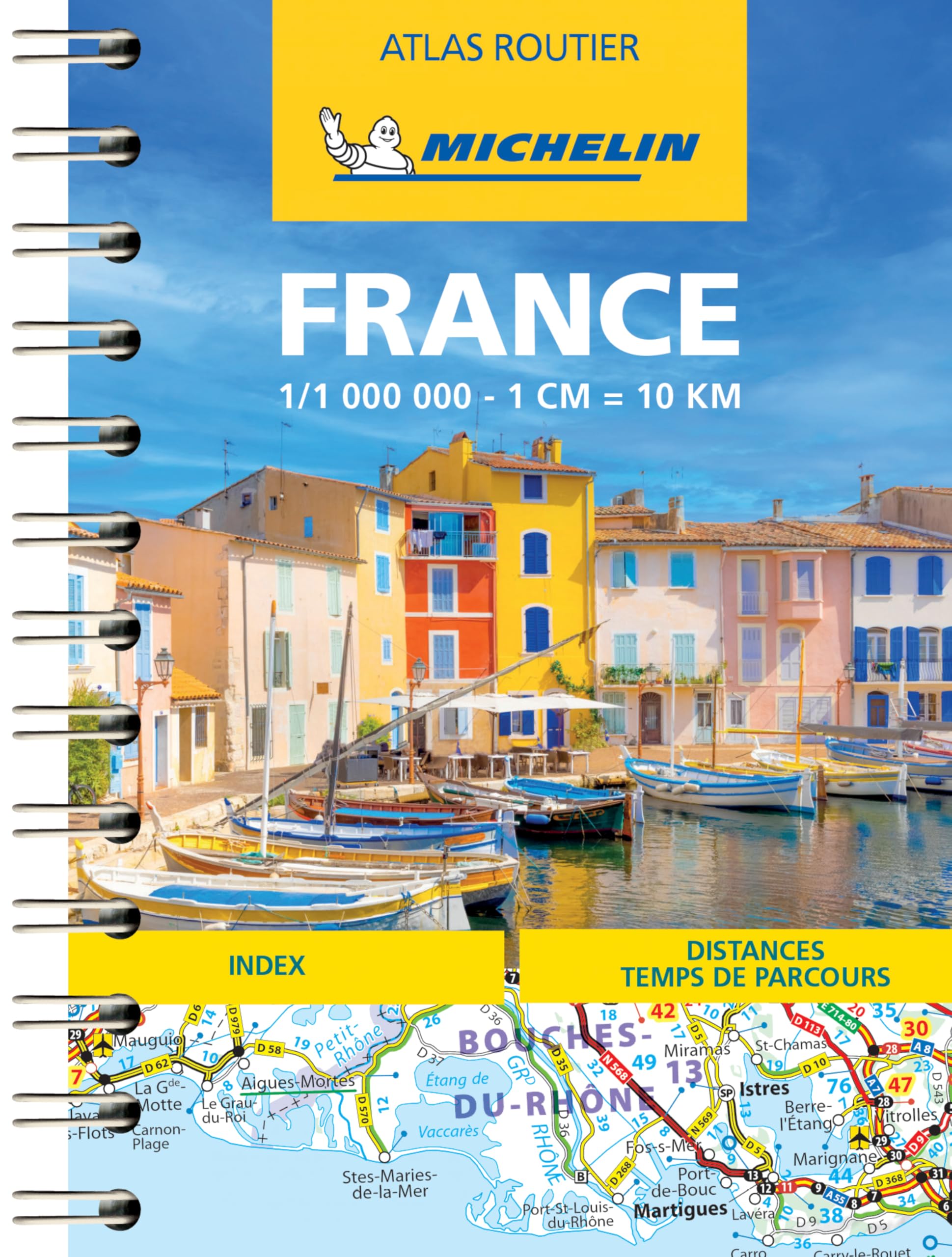 France - Mini Atlas: Mini Atlas Spiral (Michelin Road Atlases)