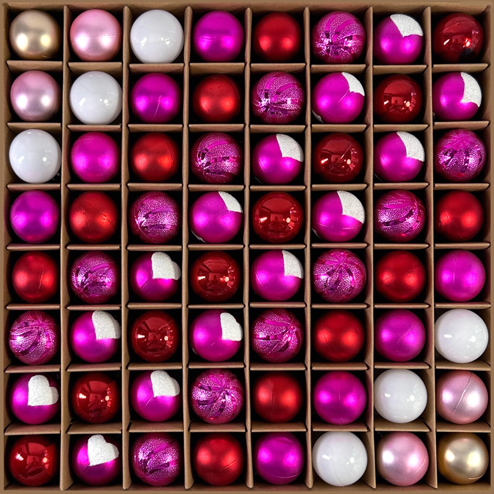Boules cœur en tissu pour déclarer votre amour à la Saint-Valentin