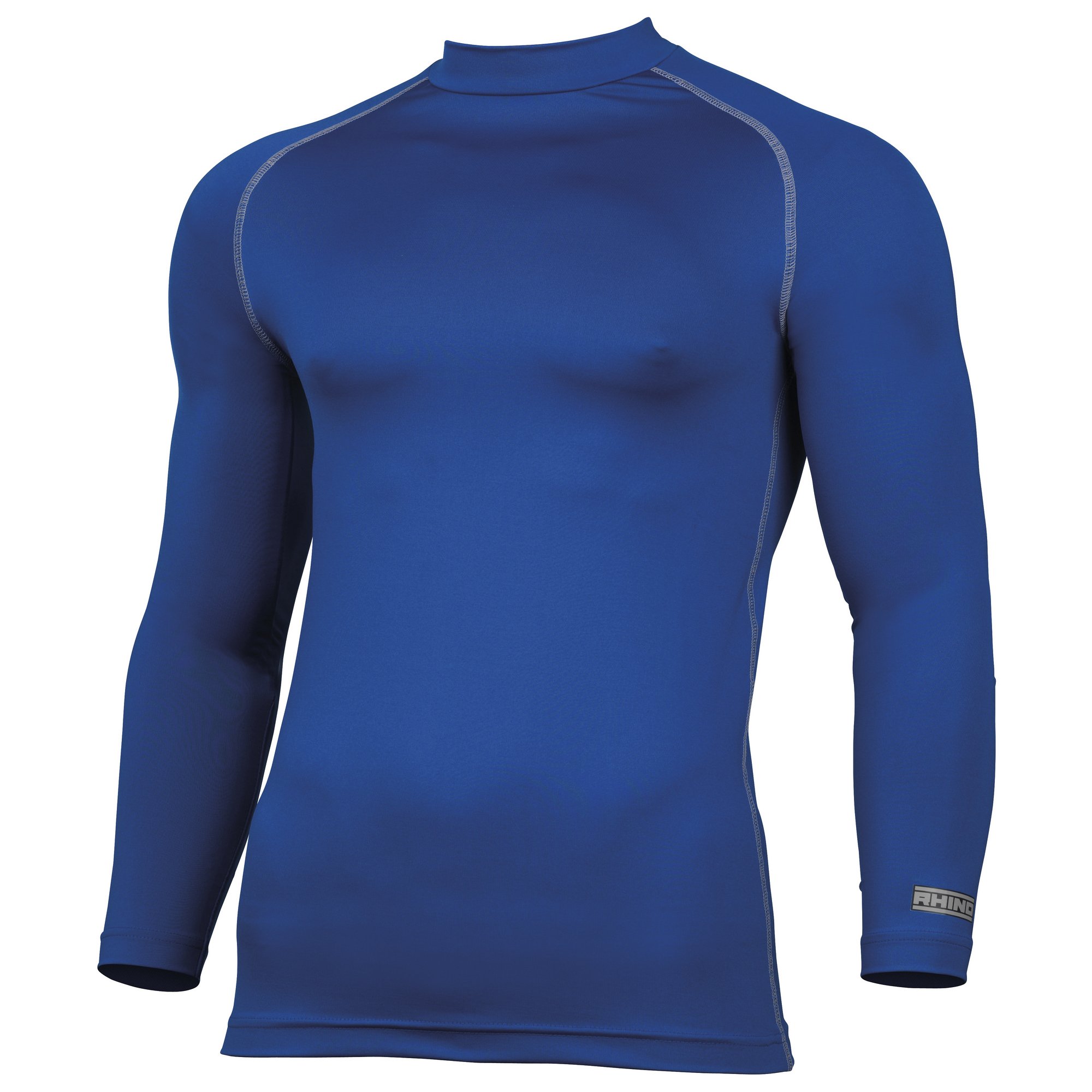 Mens Thermal Underwear Long Sleeve Base Layer Vest Top (L/XL) (Royal)