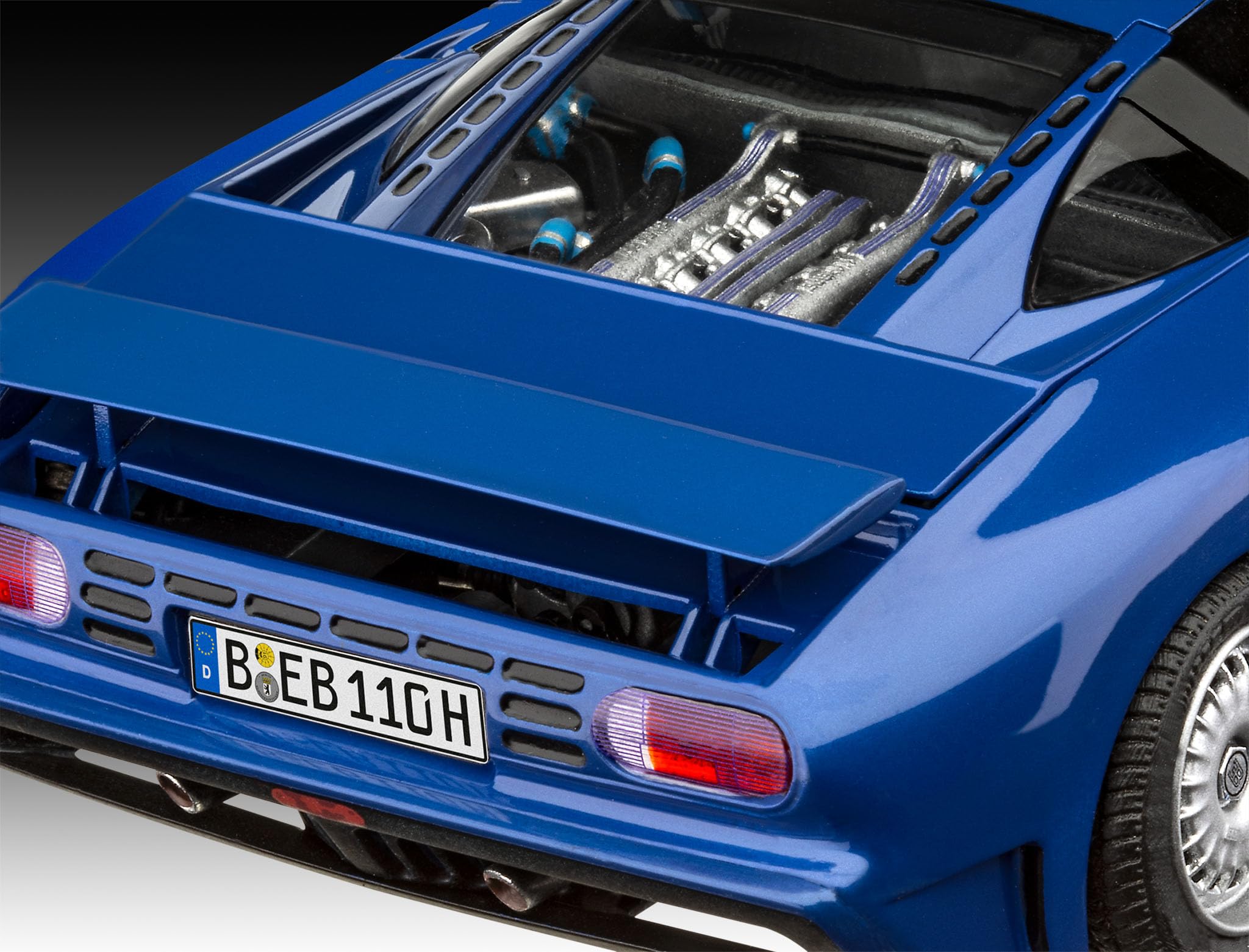 Revell 07353 Bugatti EB110 - Modellino in plastica non costruita/non verniciata, scala 1:24