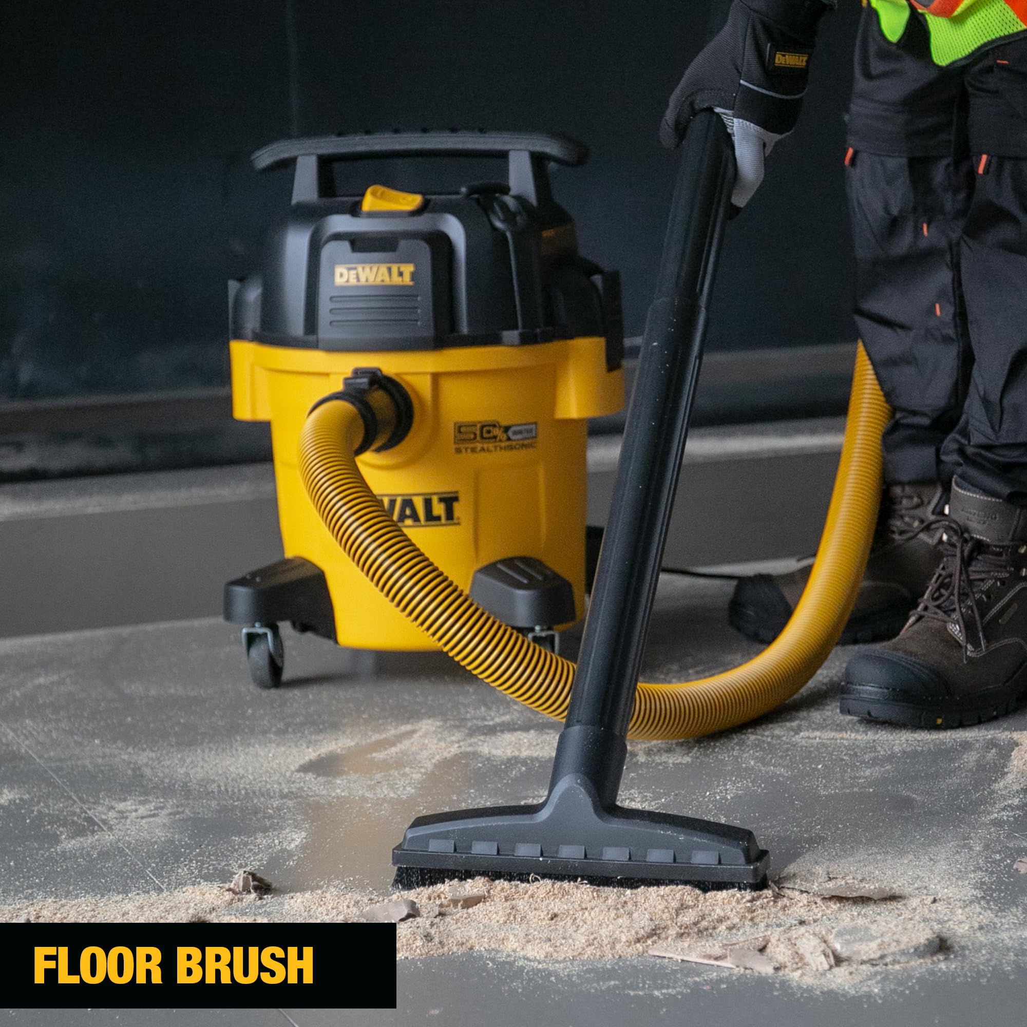 DEWALT StealthSonic Wet Dry Vacuum - 5 Gallon, 4 HP -8 DEWALT StealthSonic Wet Dry Vacuum - 5 Gallon, 4 HP -8