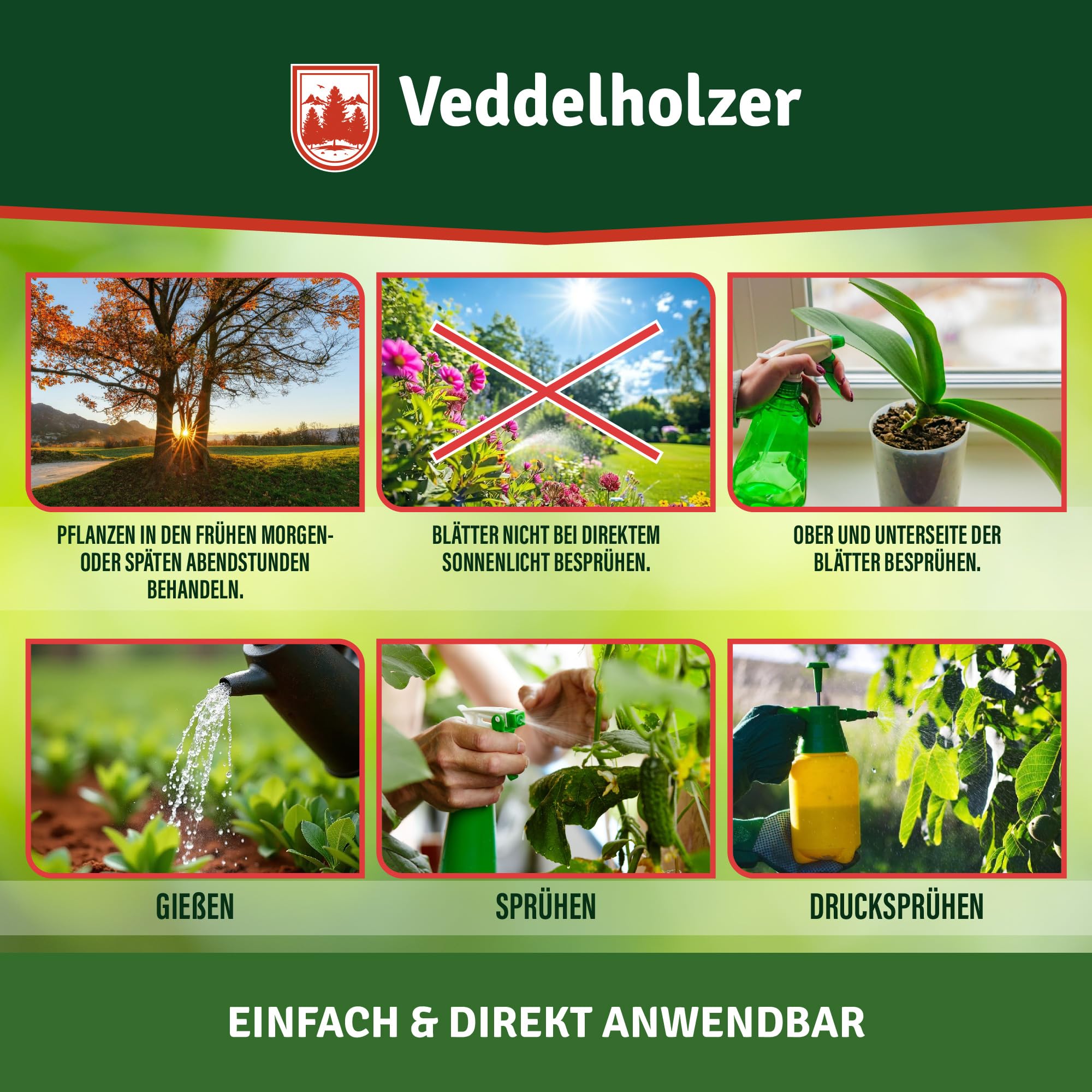 Veddelholzer 1000 ml Premium kaltgepresstes 100% natürliches Neemöl Komplett Set mit natürlichem Emulgator + Sprühflasche 500 ml & 2 Messbecher natürliche Pflanzenpflege für drinnen & draußen