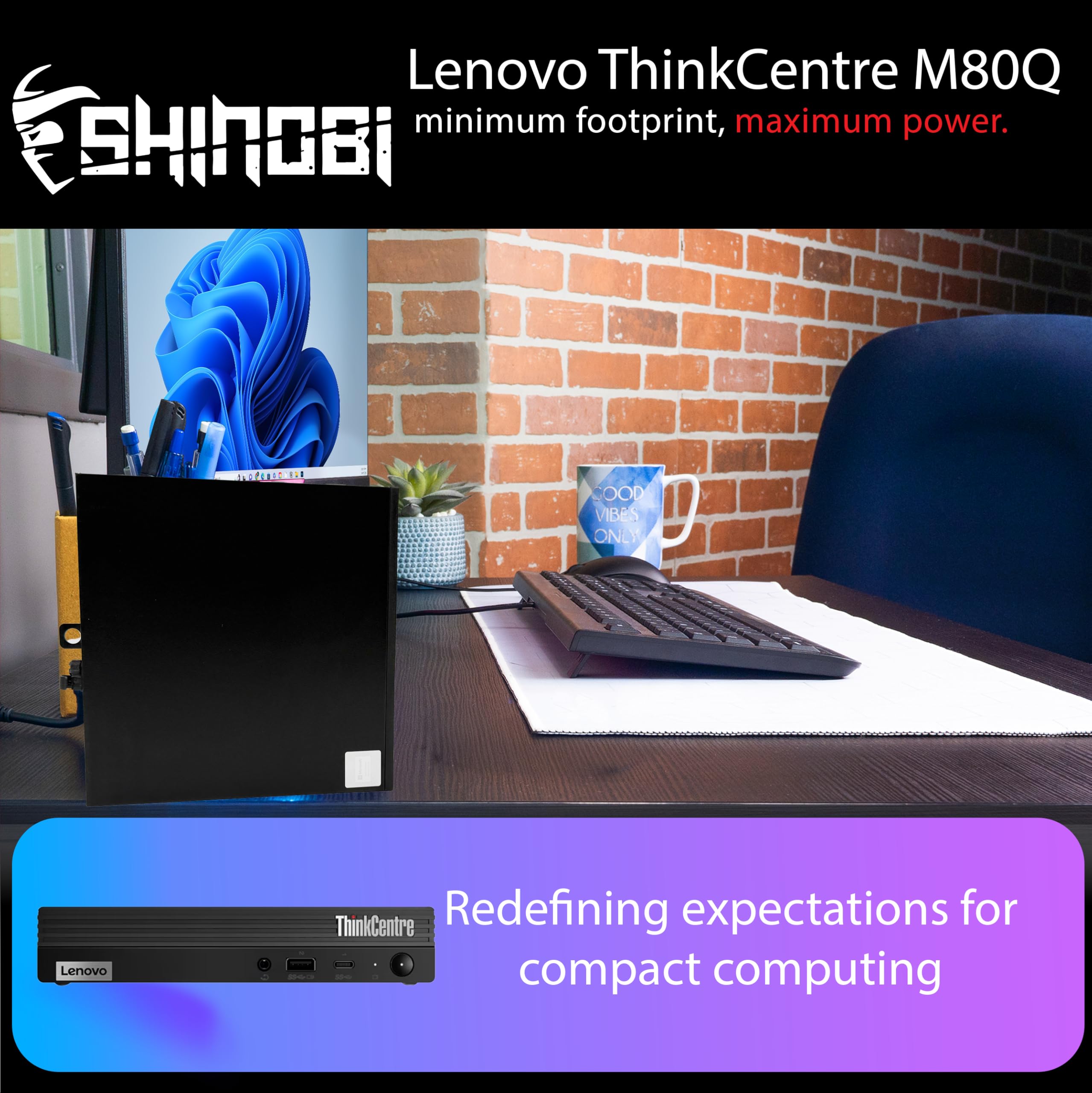 Amazon.com: Lenovo ThinkCentre M80Q Mini PC | Intel Core i5-10500T
