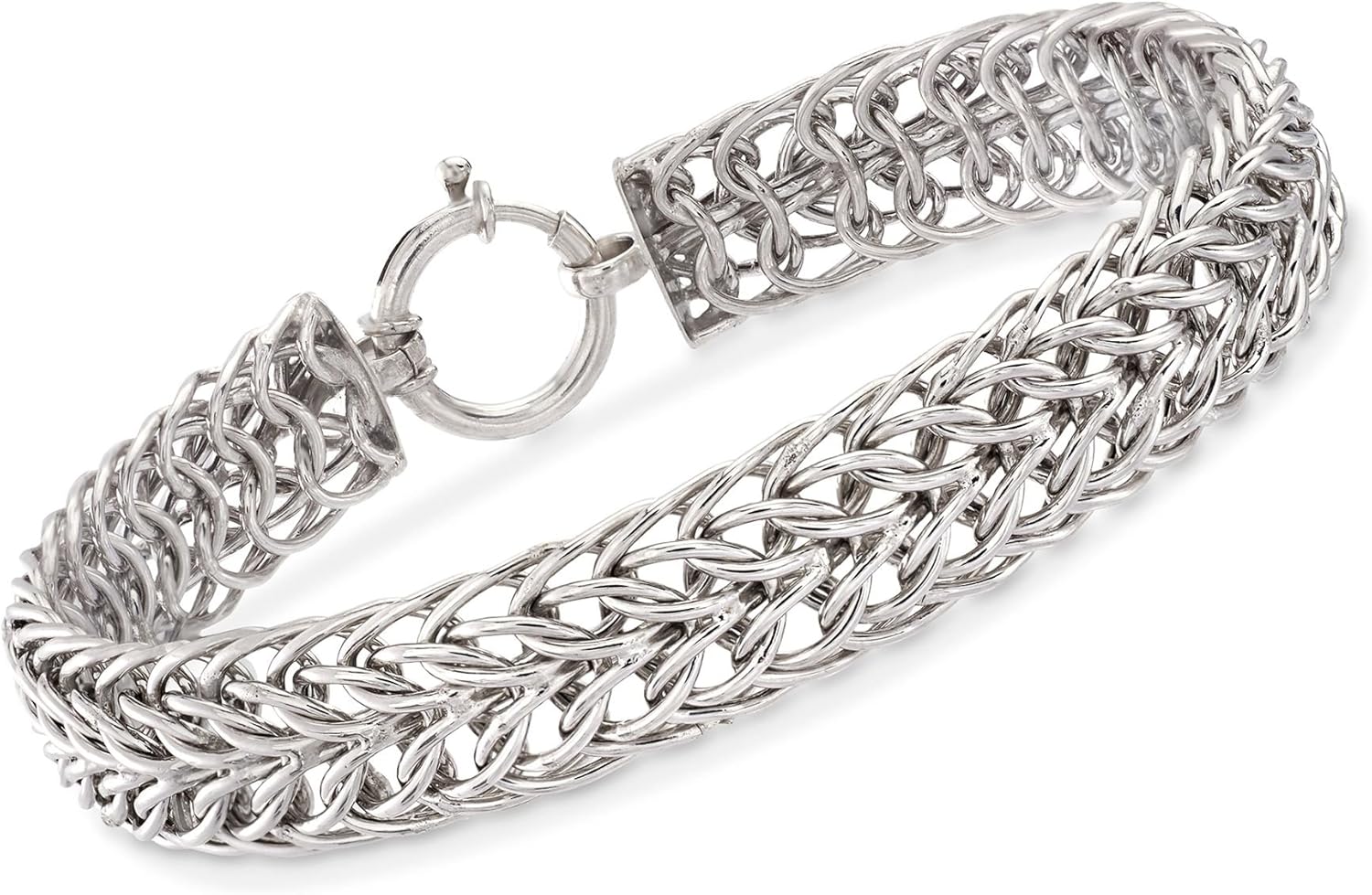 Ross-Simons Sterling Silver Sedusa-Link Bracelet