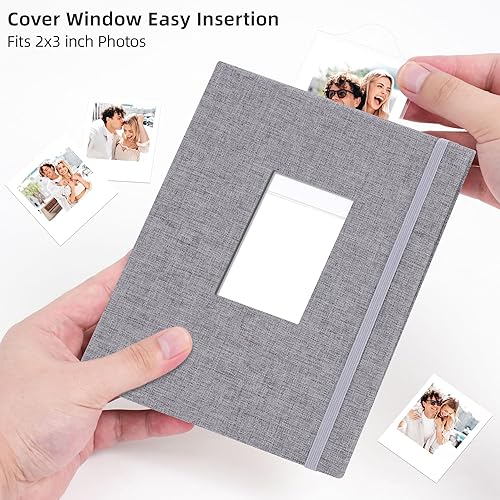Miniatura 5 de Vienrose Mini álbum de fotos Polaroid 208 fotos de 2 x 3 pulgadas para cámara instantánea Fujifilm Instax Mini 7s 8 9 11 25 26 40 50s 90 Evo Z2300