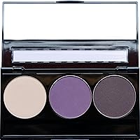 Vista 19 de Sombra de ojos en polvo prensado mate, pigmento profundo, brillo de lujo, sombras de ojos negras, sin talco ni parabenos, vegano, sin pruebas