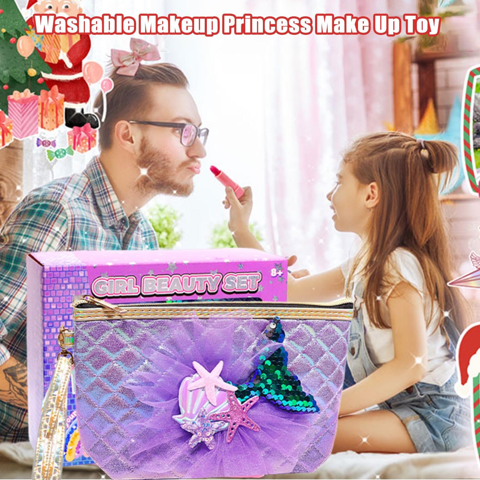 Schmink-Set Für Mädchen Auswaschbares Beauty-Spiel