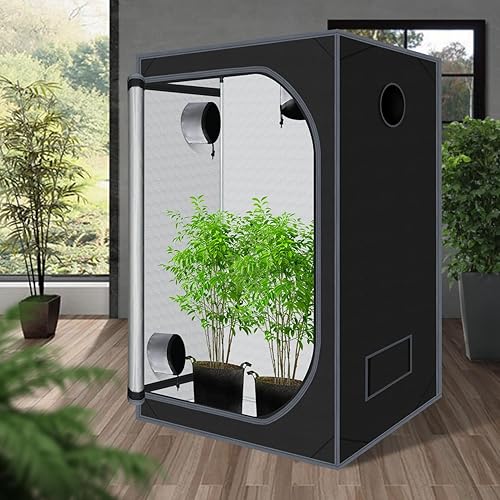 Miniatura 2 de Tienda de cultivo de 32 x 32 x 63 pulgadas para plantas de interior 600D Mylar hidropónico de alta reflexión para plantas, frutas, flores, cultivo