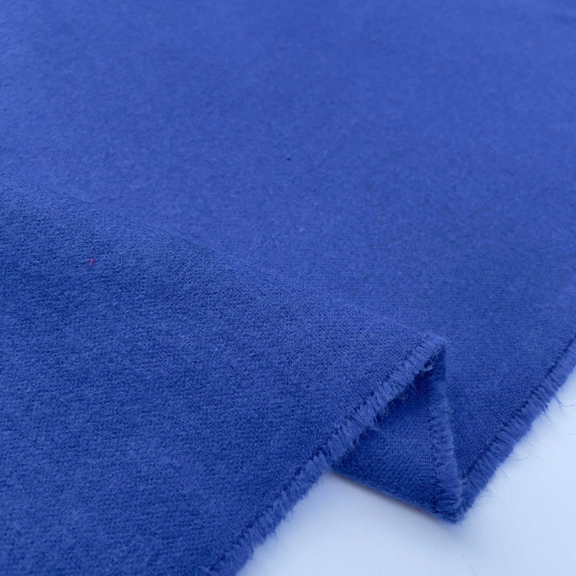 Discover Lifestyle & Fashion Fabrics Royal Blue Woven Plain 100% Brushed Cotton Winceyette Wynciette Soft Flannel Flannelette Fabric | 40" - 105 Cm Wide (Per Half Metre, )