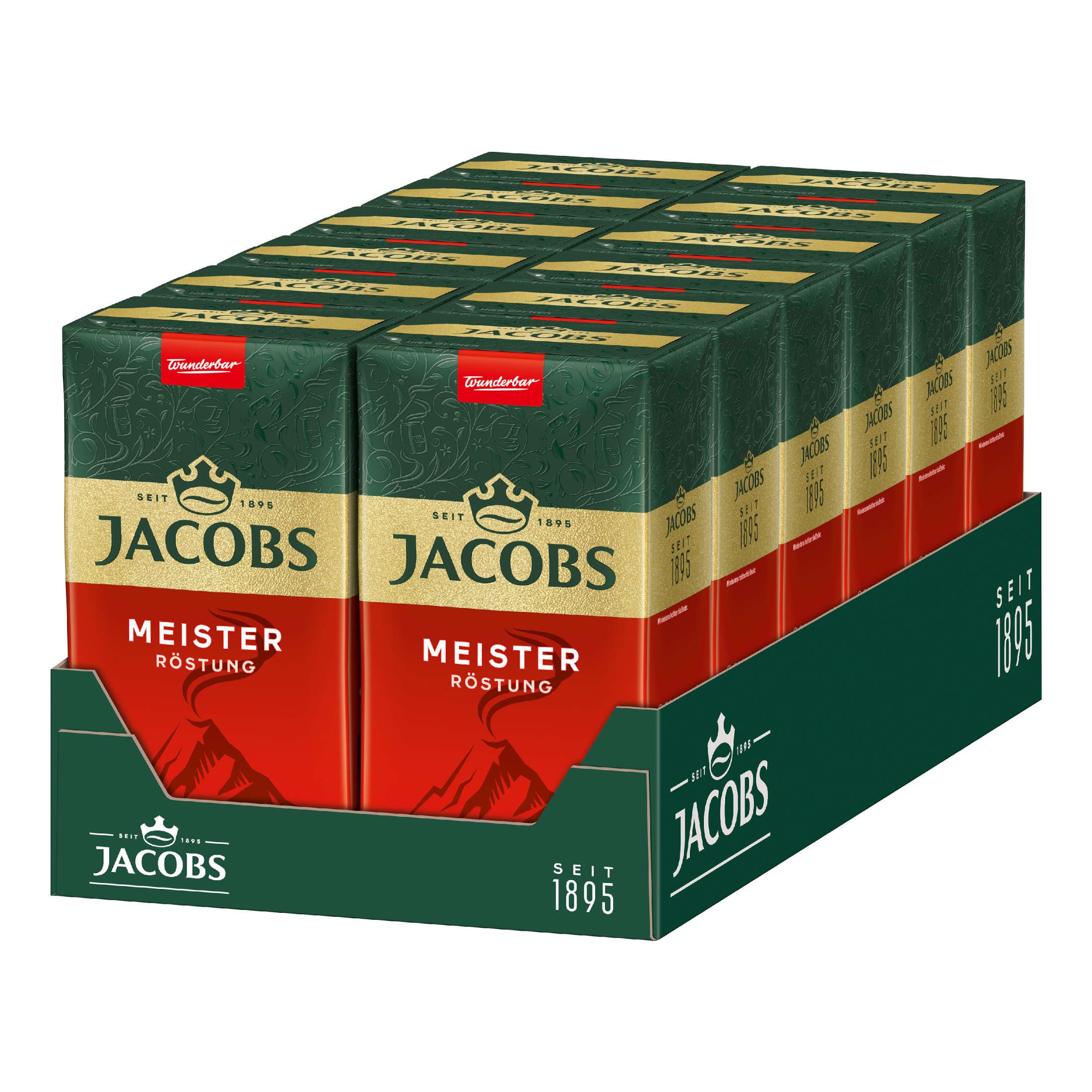 Jacobs Meisterröstung, 12er Pack Filterkaffee (12 x 500 g)