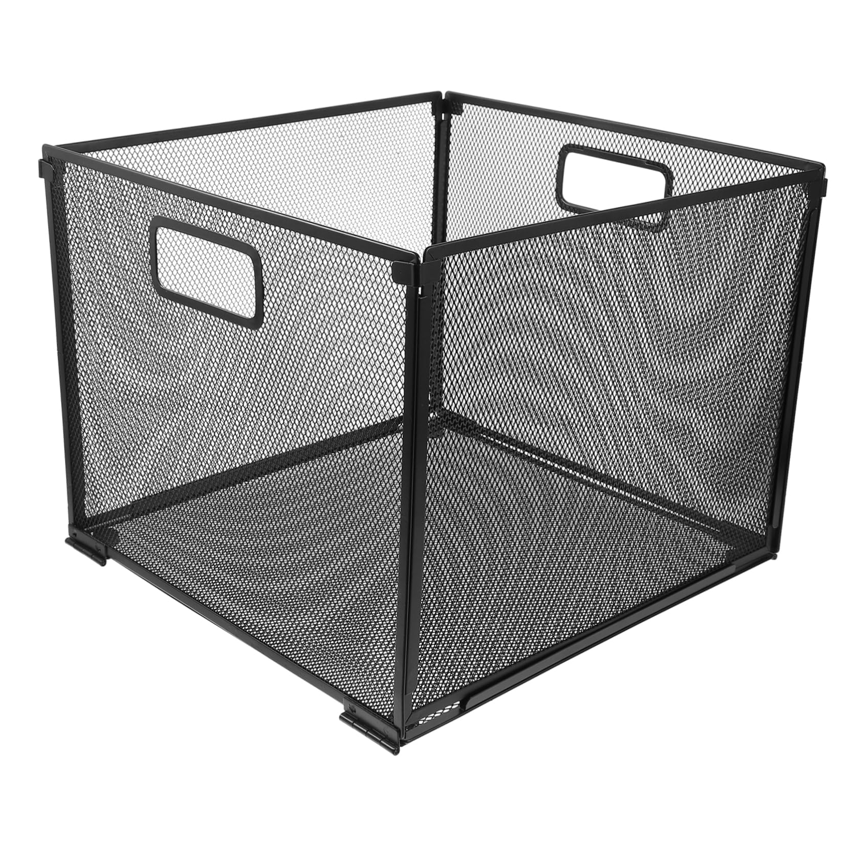 NUOBESTY Multifunktionaler Aktenhalter aus Metall Faltbar mit Verstärktem Design für Dokumente und Bücher in Büro und Bibliothek Schwarz
