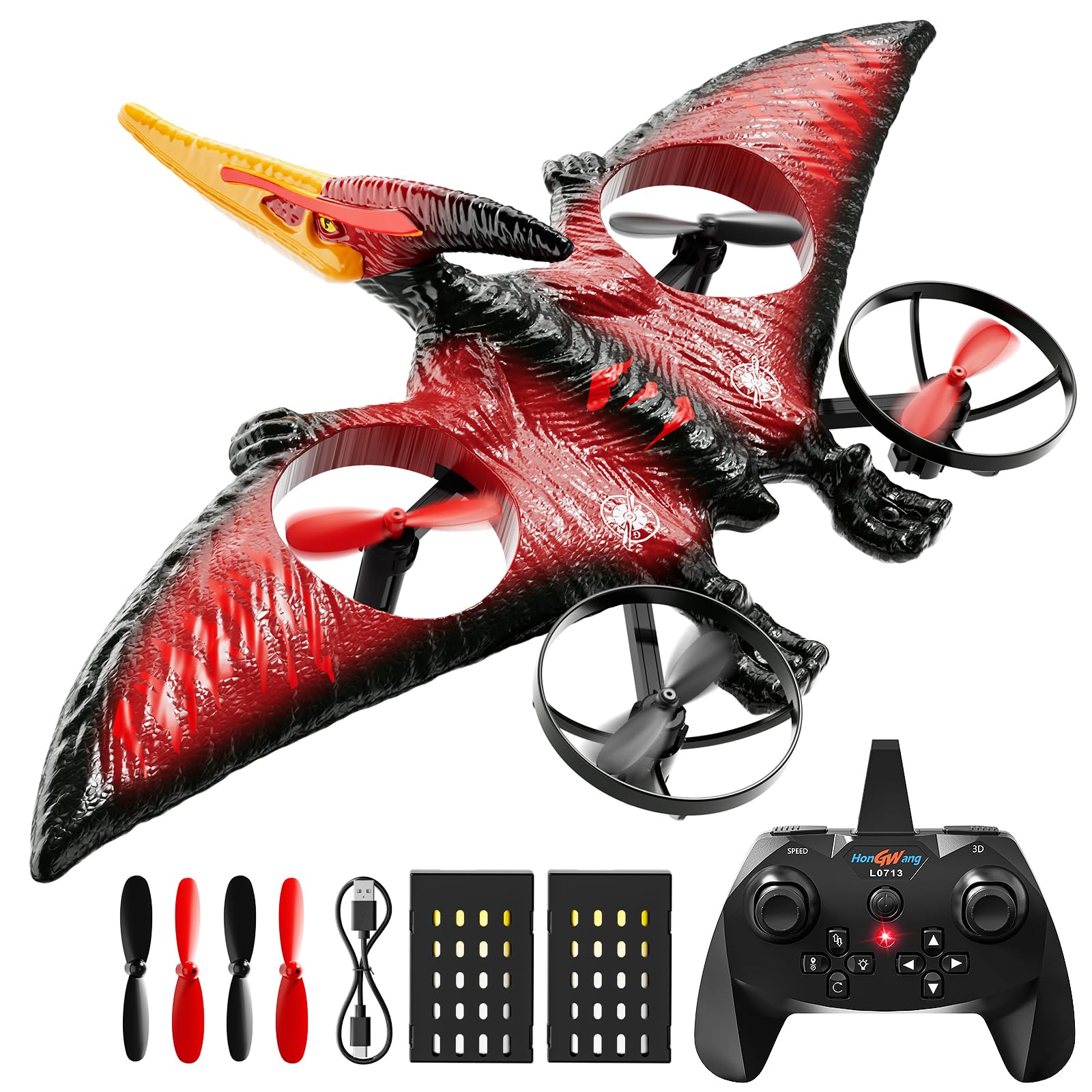 Dinosaur RC Airplane - Kids Foam Pterosaur Drone -8 Dinosaur RC Airplane - Kids Foam Pterosaur Drone -8
