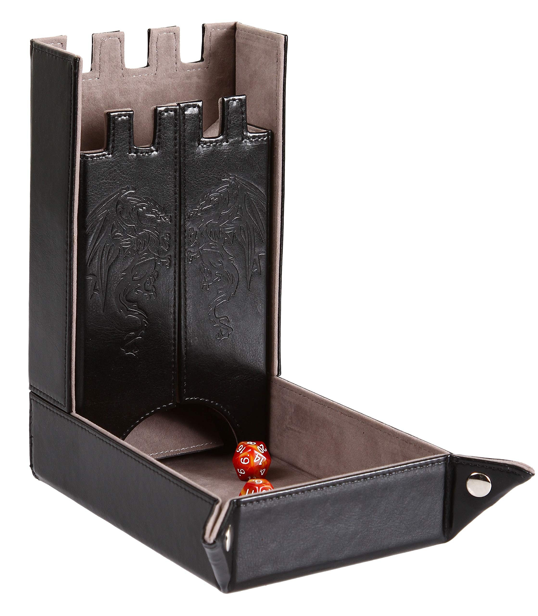 Buy Dice Co. Draco Castle Foldable Dice Tray and Dice Tower