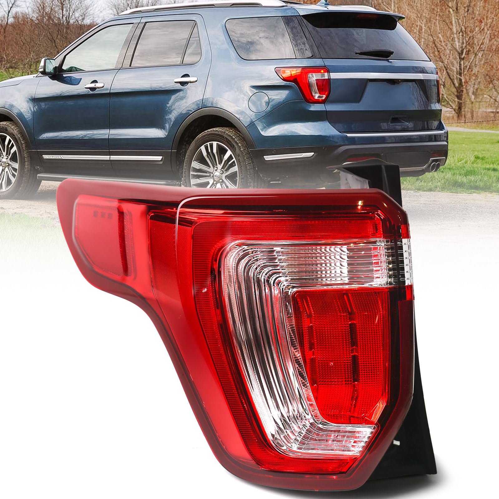 フォードエクスプローラー テールランプ（左）割れ無し