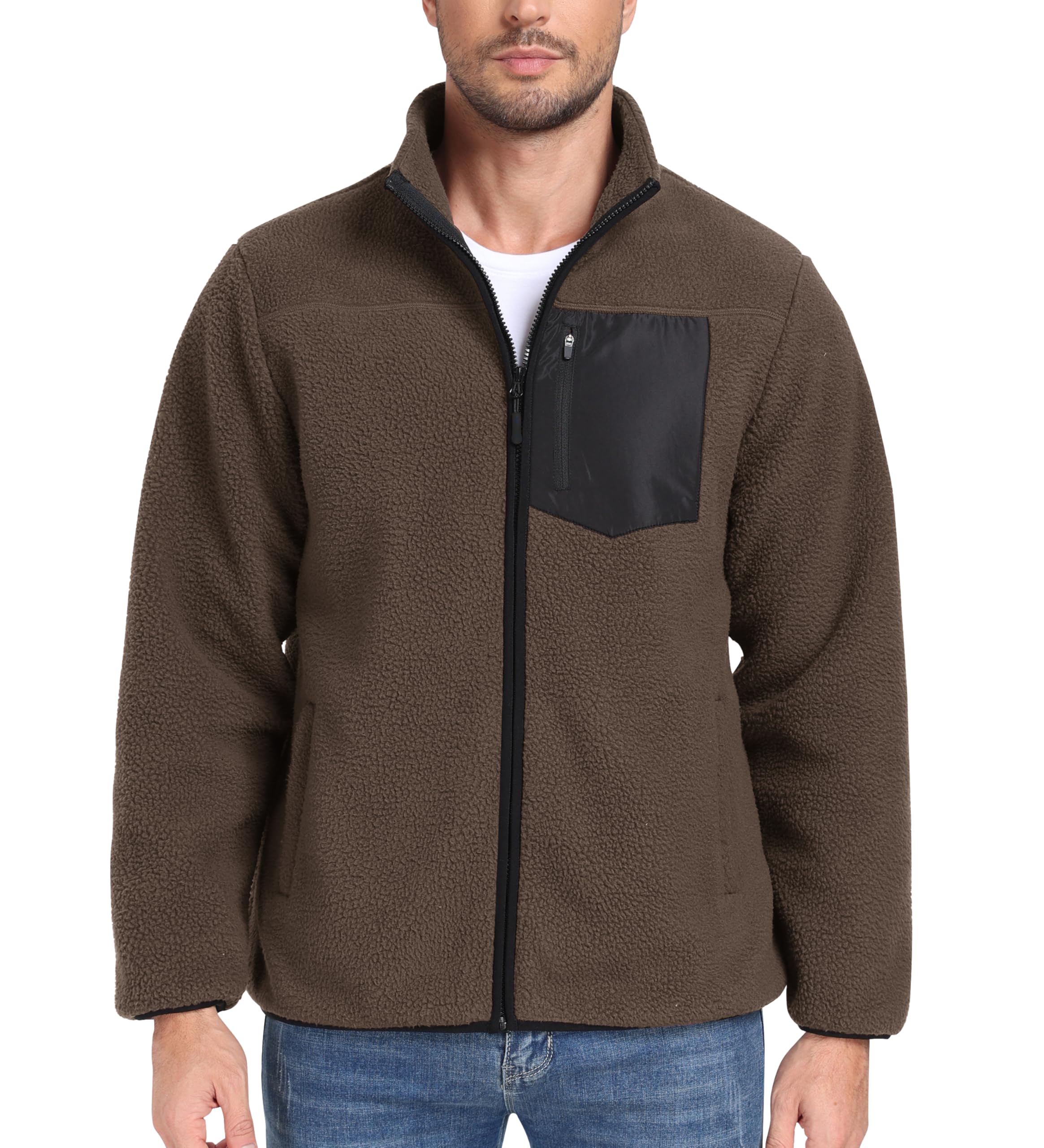 【48%OFF】【1,297円】 MoFiz メンズ 防寒 防風 ボアジャケット