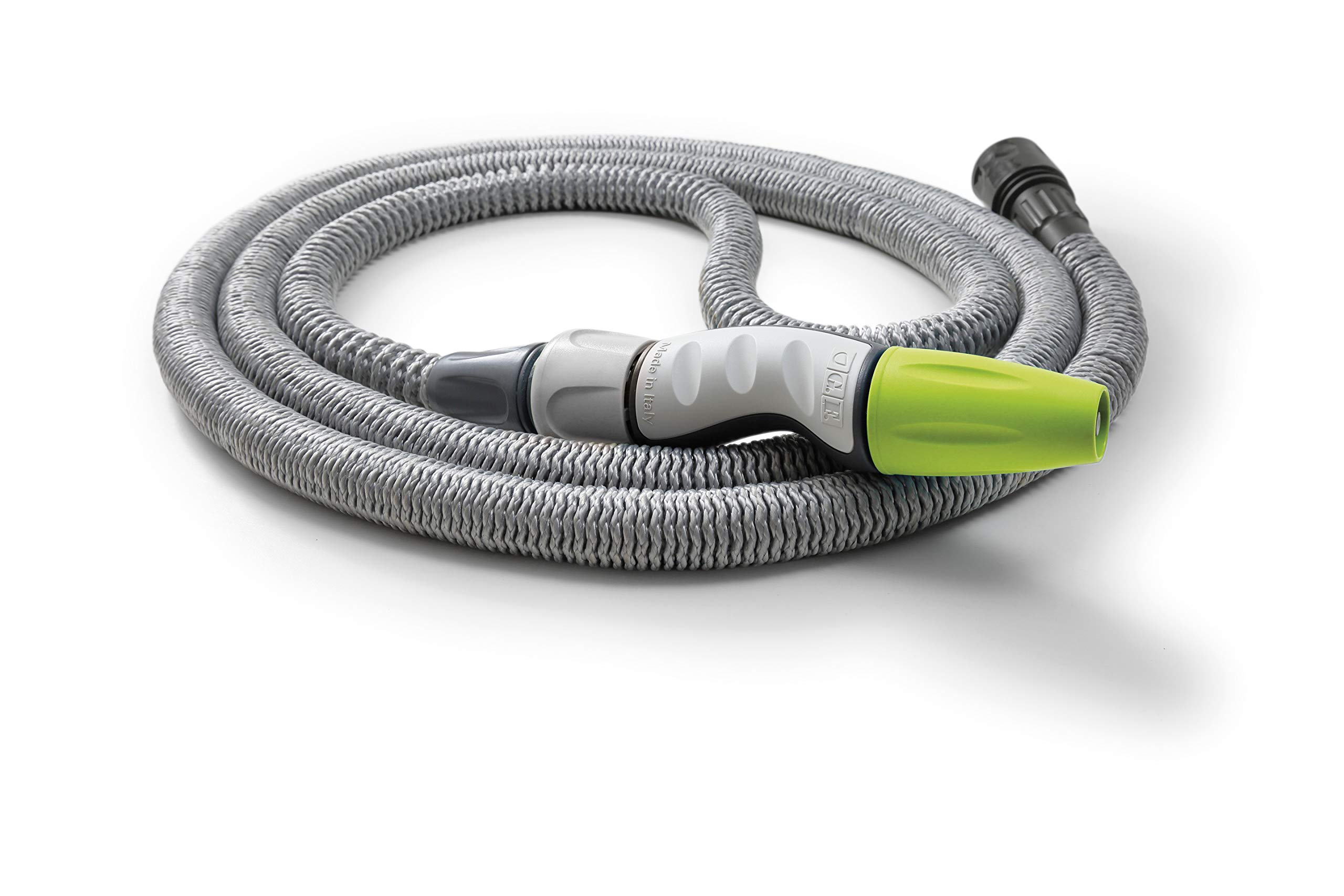 GF Garden, Aquapop 15, Tubo Estensibile da Giardino 15 Metri, in Kit pronto all’uso, con pratica Borsa di Plastica Contenitore, Fucsia, per l’Irrigazione di Giardini, Balconi, Terrazzi e Verande