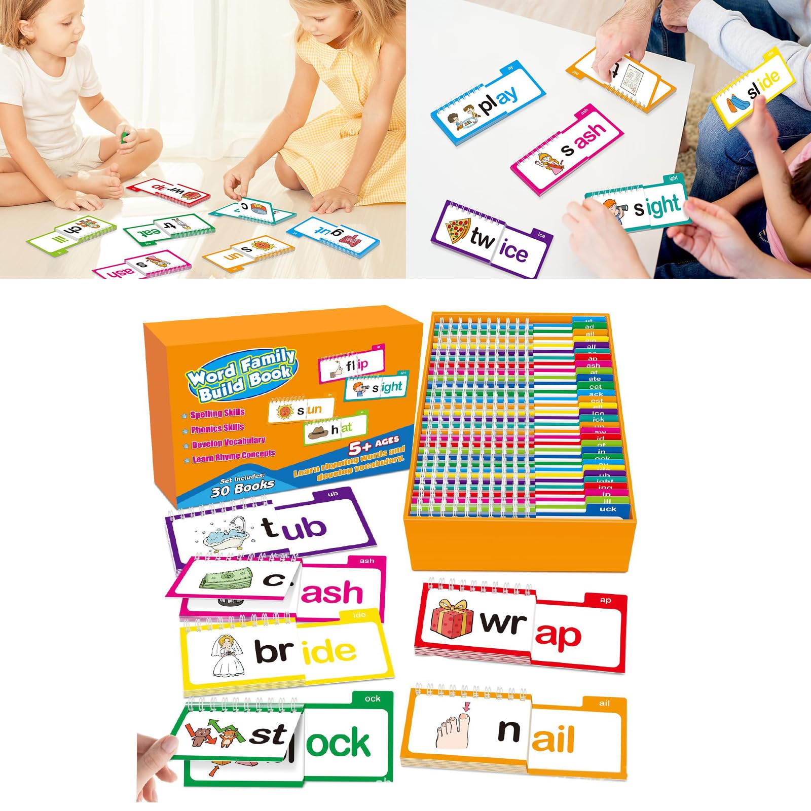 Lire et rimes livres lettres sons cartes flash phoniques famille de mots famille de mots pour la famille de mots lecture et phonique