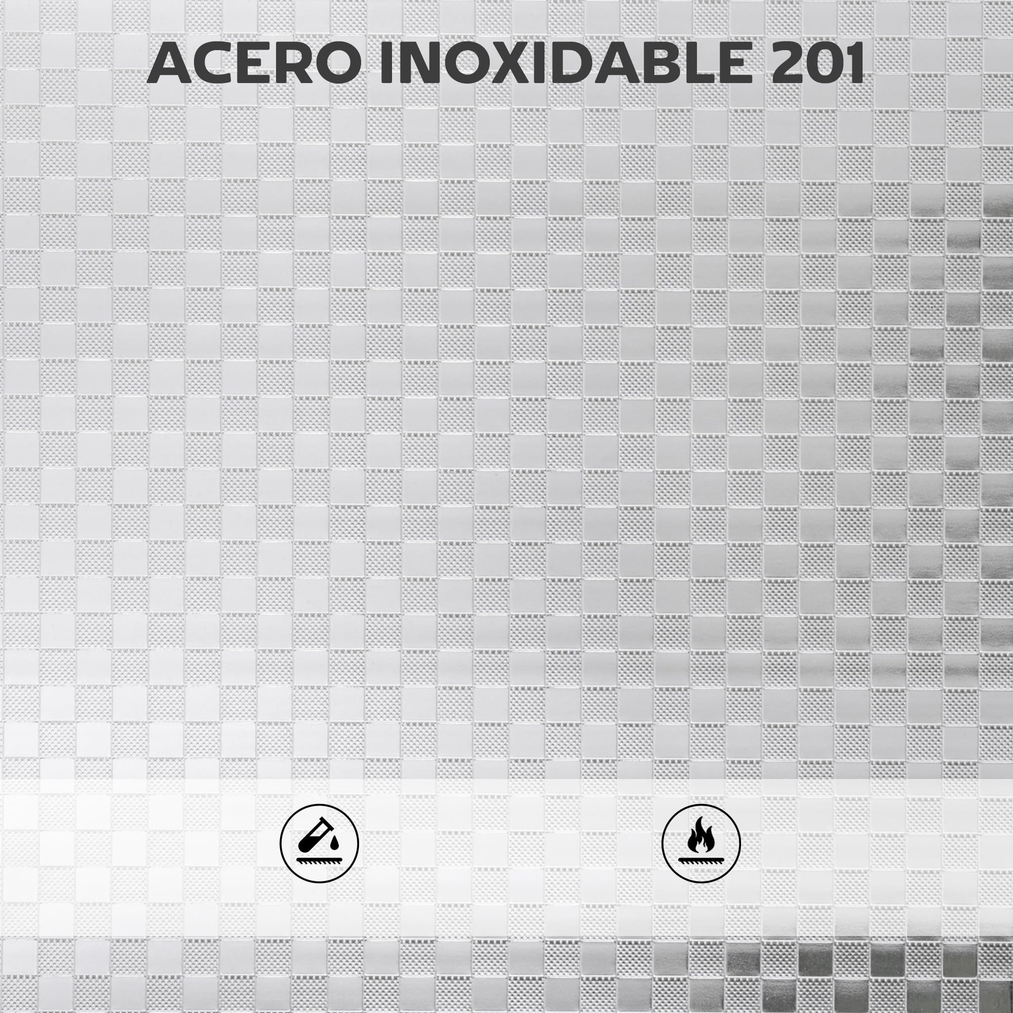 HOMCOM Carrito Auxiliar con Ruedas de Acero Inoxidable, Carro de Servicio de 3 Niveles con Estante Ajustable, 4 Ruedas, Carrito para Cocina, Restaurante, 60x35x77 cm, Plata